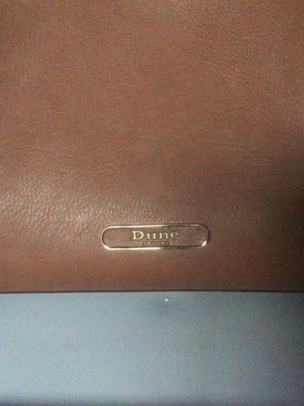 👜 NWOT Dune London Faux Vegan Leather Lined Tote With Carrier Bag 👜 - Picture 2 of 12